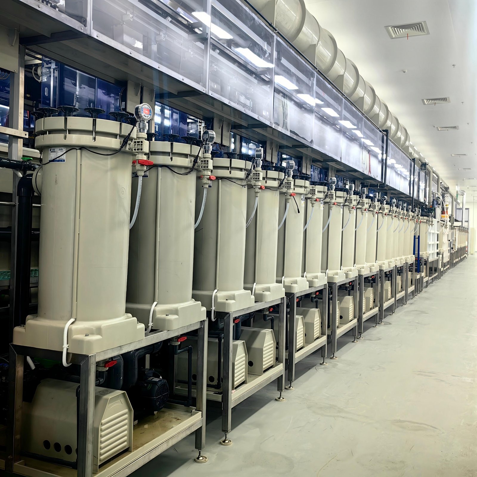 Chemical filter installation
